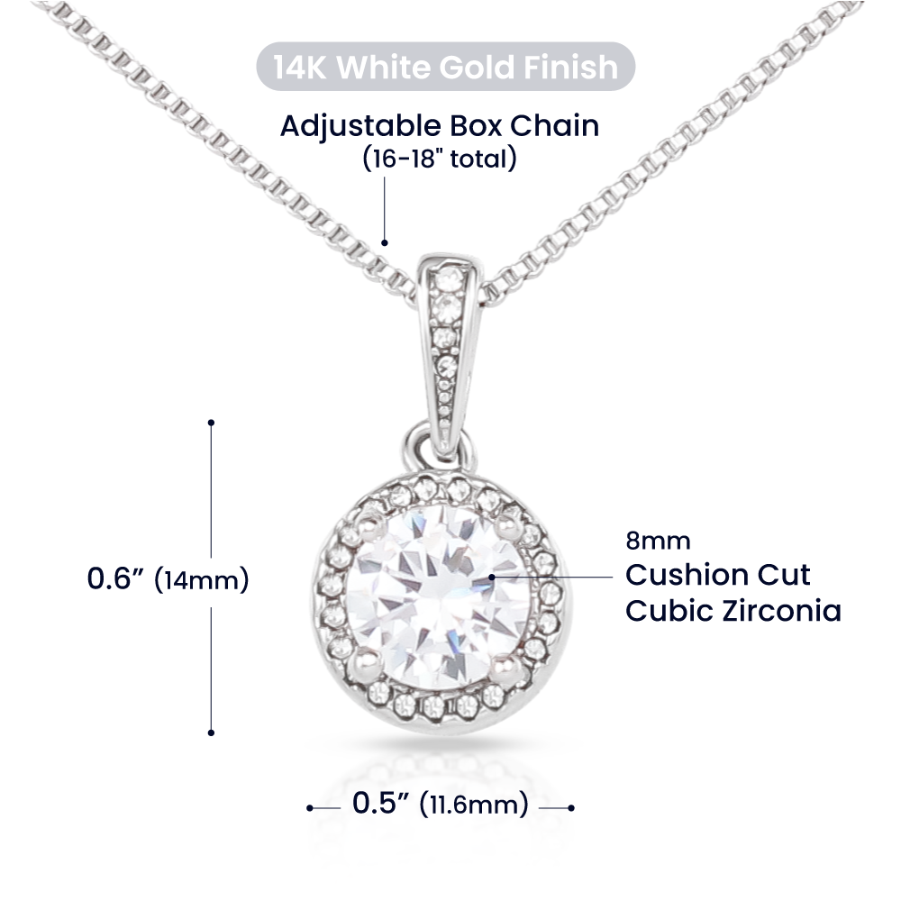To My Braveheart Niece - From Aunt to Niece Eternal Hope Necklace
