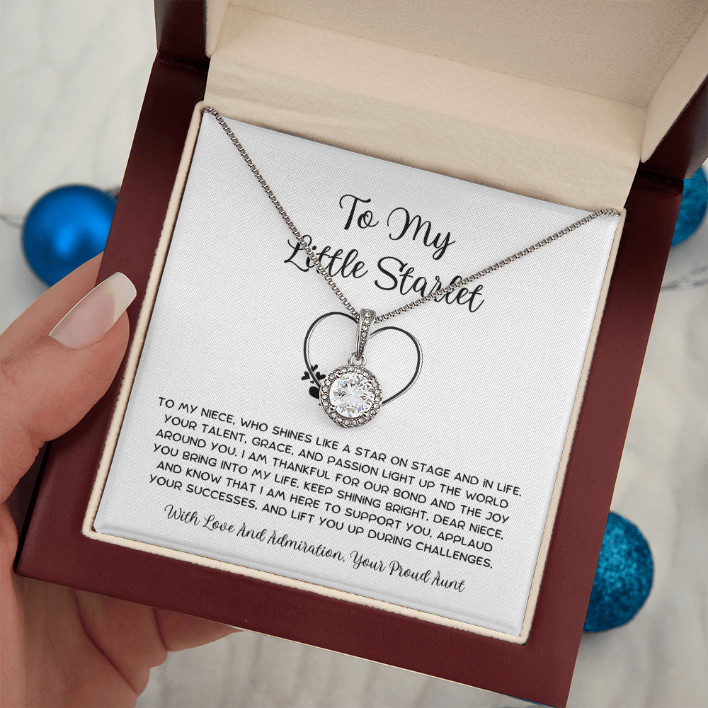 To My Little Starlet - From Aunt to Niece Eternal Hope Necklace