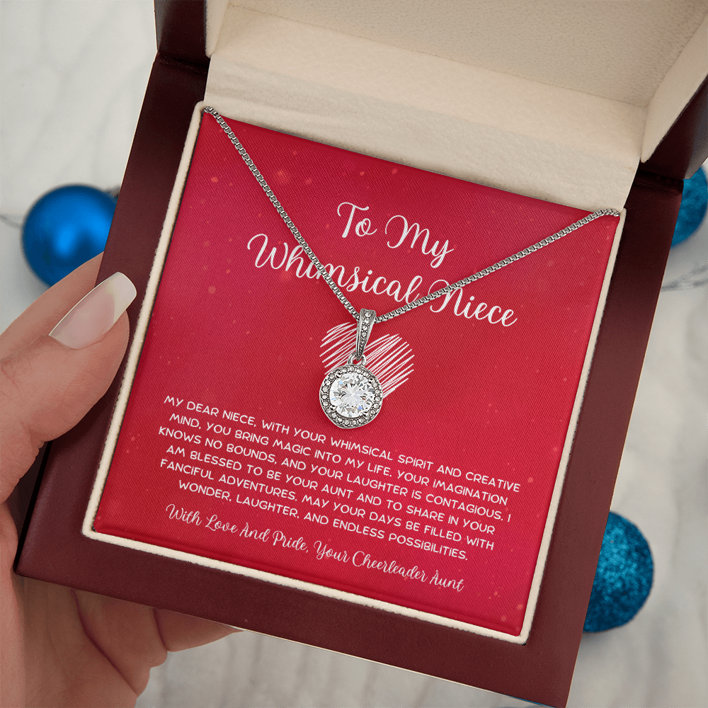 To My Whimsical Niece - From Aunt to Niece Eternal Hope Necklace