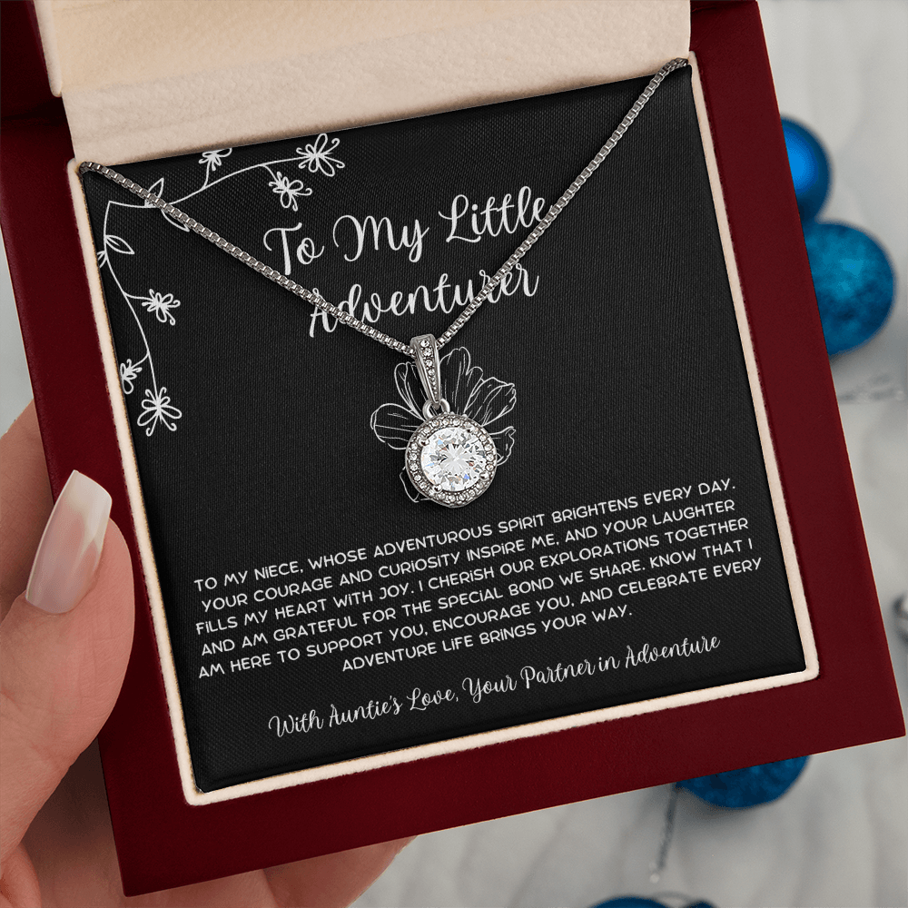 To My Little Adventurer - From Aunt to Niece Eternal Hope Necklace