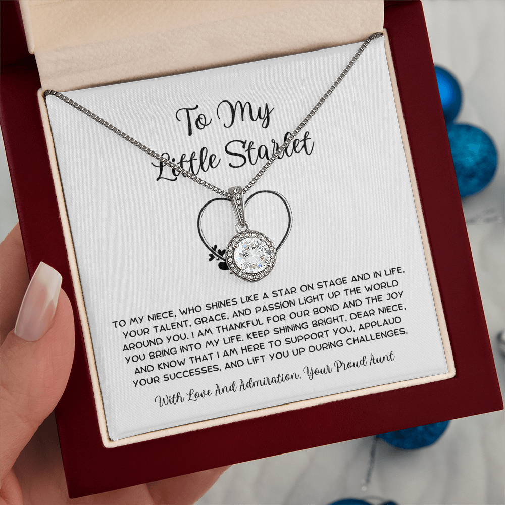 To My Little Starlet - From Aunt to Niece Eternal Hope Necklace
