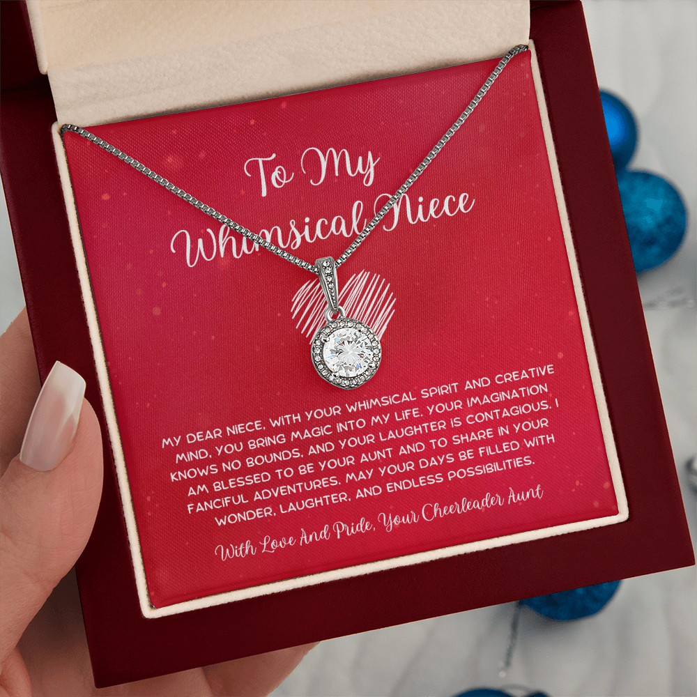 To My Whimsical Niece - From Aunt to Niece Eternal Hope Necklace