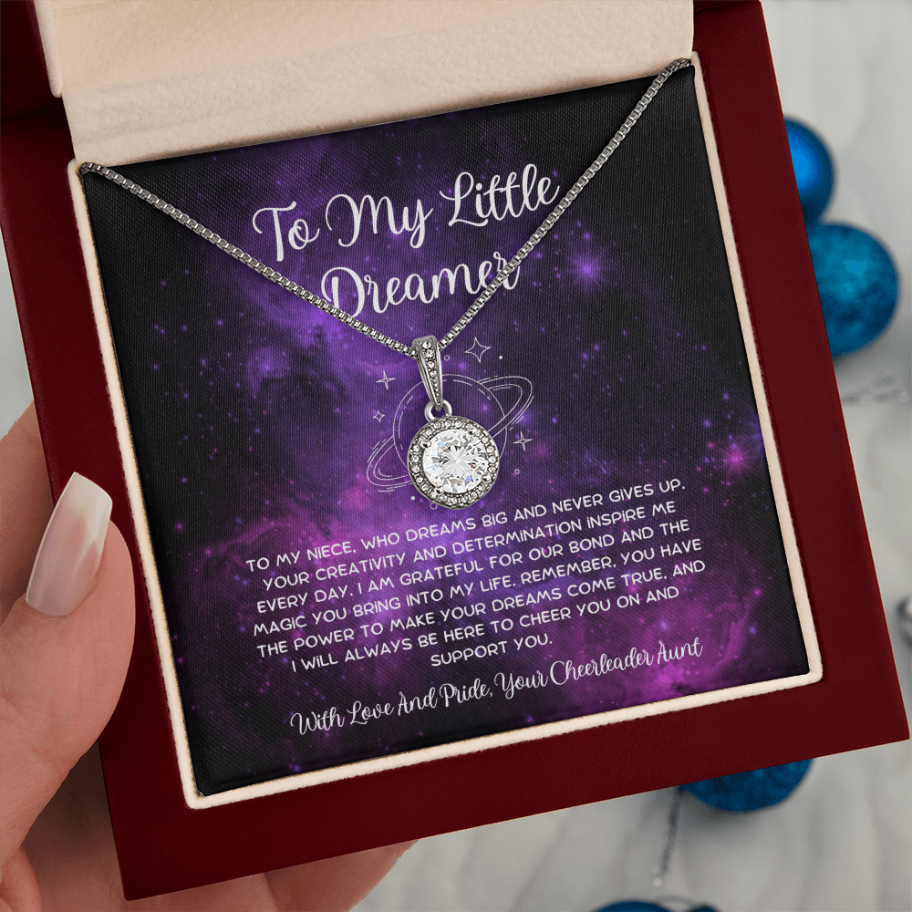 To My Little Dreamer - From Aunt to Niece Eternal Hope Necklace