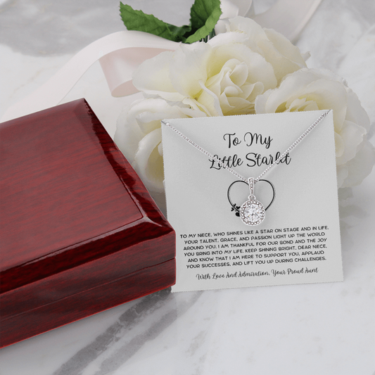 To My Little Starlet - From Aunt to Niece Eternal Hope Necklace