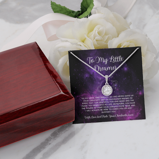 To My Little Dreamer - From Aunt to Niece Eternal Hope Necklace