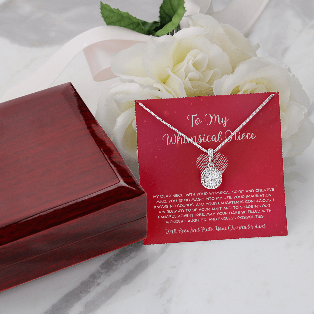 To My Whimsical Niece - From Aunt to Niece Eternal Hope Necklace