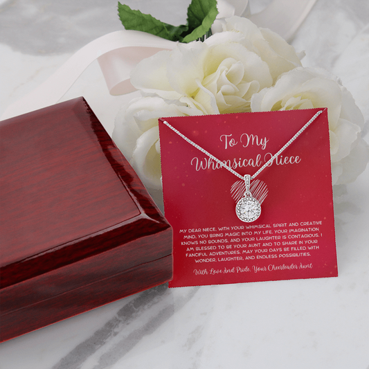 To My Whimsical Niece - From Aunt to Niece Eternal Hope Necklace