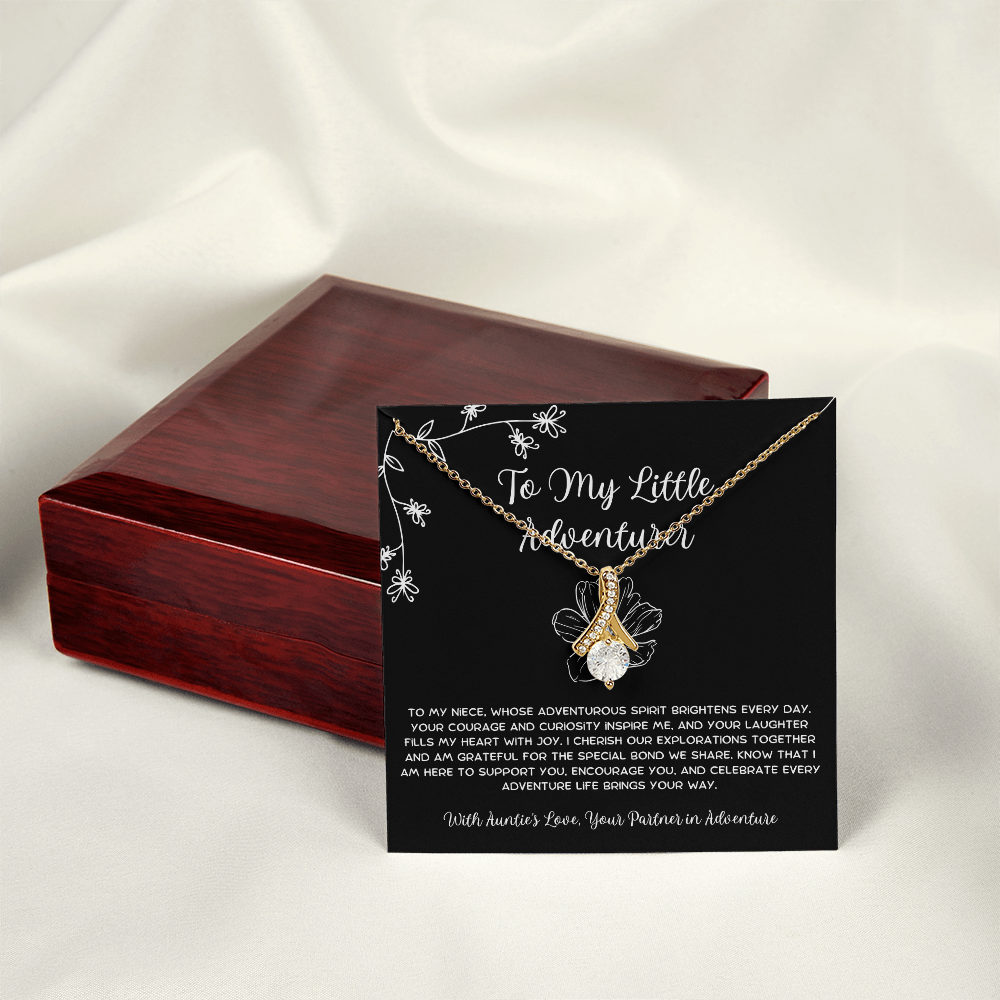 To My Little Adventurer - From Aunt to Niece Alluring Beauty Necklace