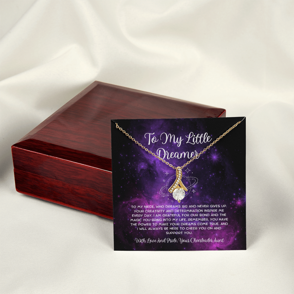 To My Little Dreamer - From Aunt to Niece Alluring Beauty Necklace