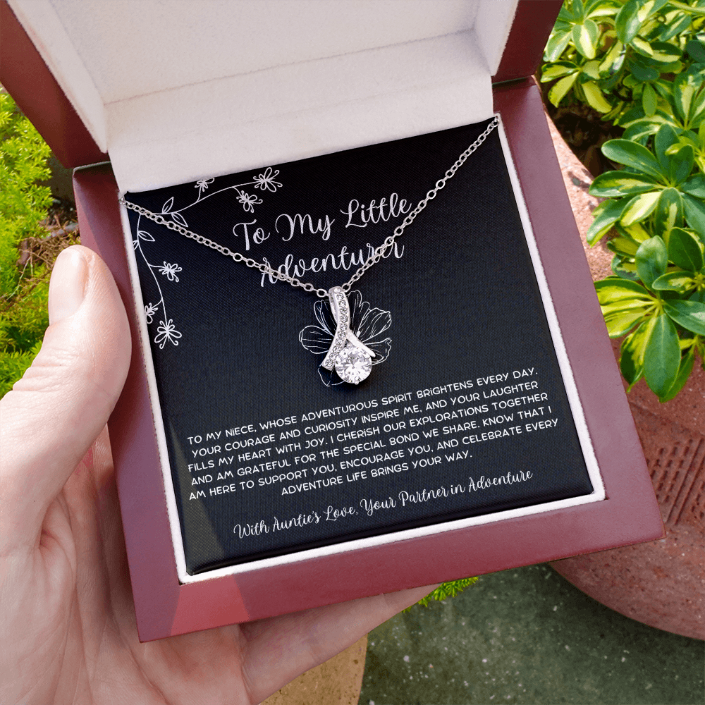 To My Little Adventurer - From Aunt to Niece Alluring Beauty Necklace