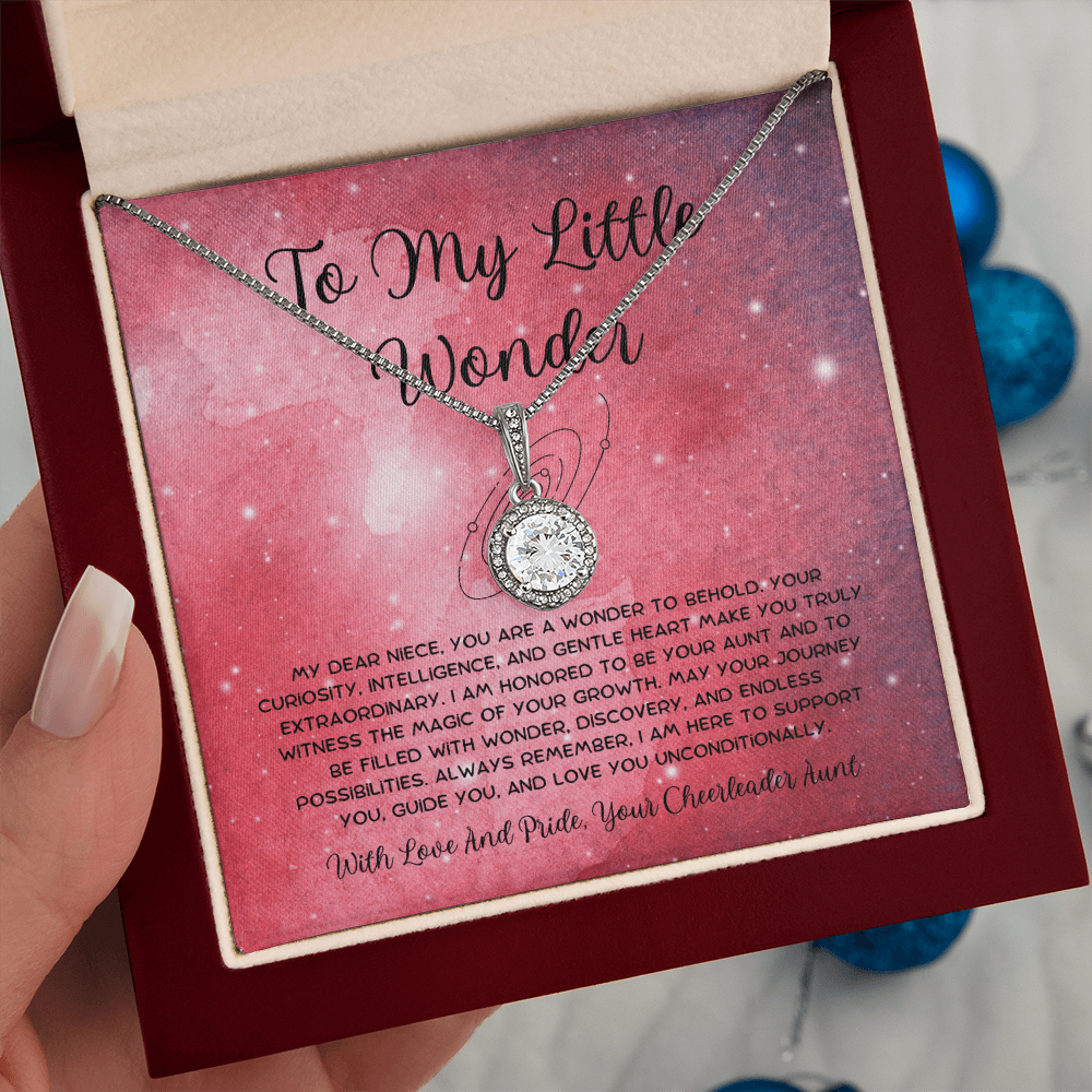 To My Little Wonder - From Aunt to Niece Eternal Hope Necklace