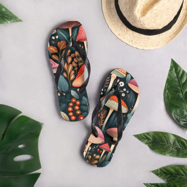 Mushroom Flip Flops